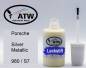 Preview: Porsche, Silver Metallic, 980 / S7: 20ml Lackstift, von ATW Autoteile West.